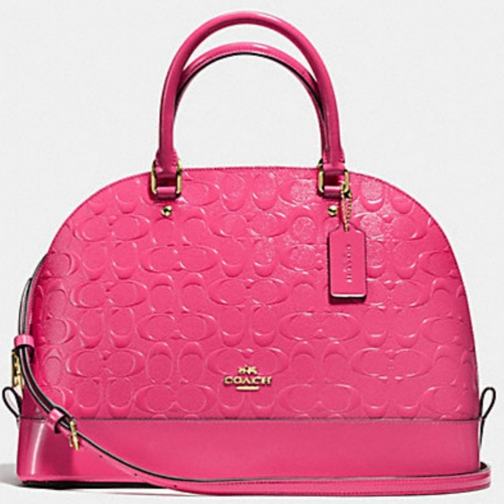 Coach Pink Satchel Bag